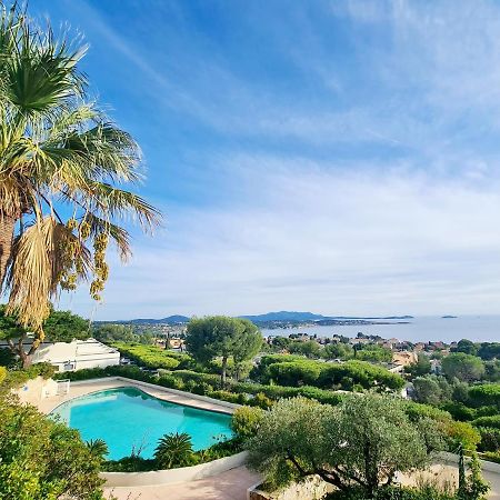 Vue Mer Panoramique Et Piscine Bandol Kültér fotó