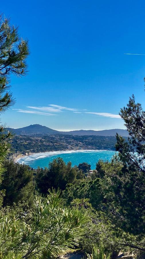 Vue Mer Panoramique Et Piscine Bandol Kültér fotó
