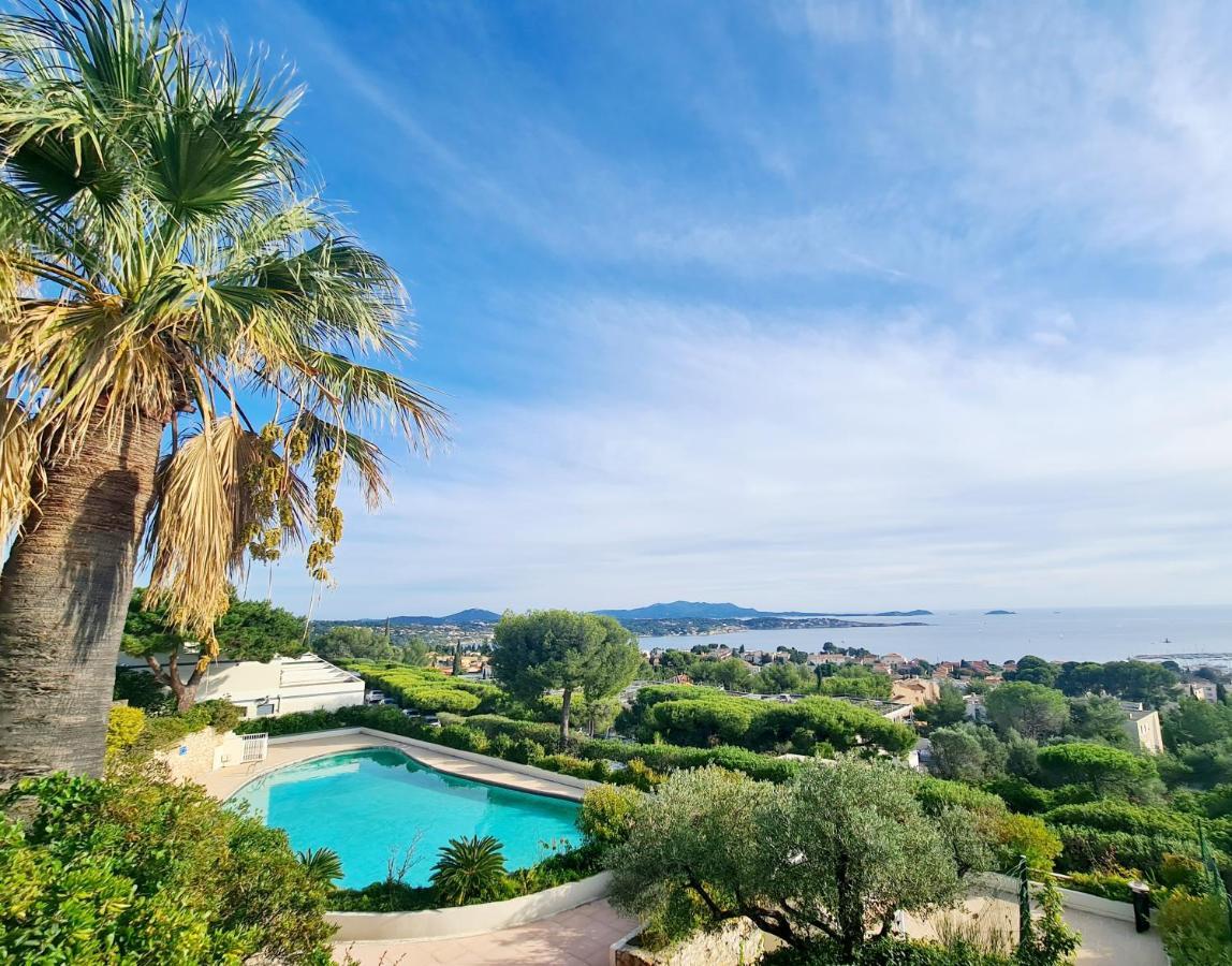 Vue Mer Panoramique Et Piscine Bandol Kültér fotó